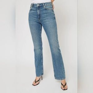 NWT Dynamite women’s high waisted bootcut blue jeans (new)